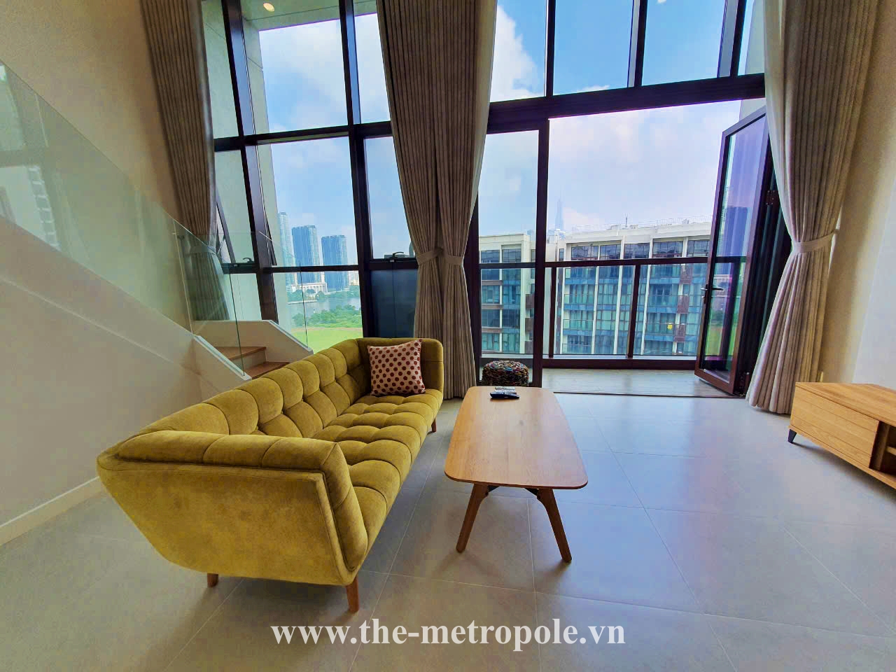 Mini penthouse for rent in The Metropole Thu Thiem with full of ...
